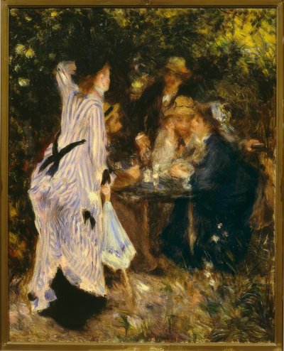 No jardim (À sombra, Moulin de la Galette) de Pierre Auguste Renoir