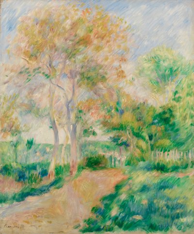 Paisagem de outono de Pierre Auguste Renoir