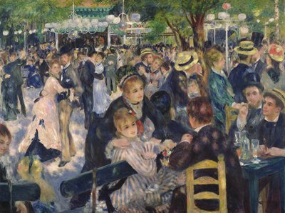 Baile no Moulin de la Galette de Pierre Auguste Renoir
