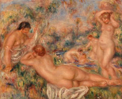 Banhistas de Pierre Auguste Renoir