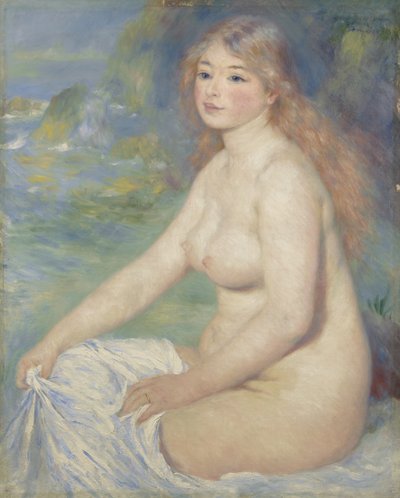Banhista loiro, 1881 de Pierre-Auguste Renoir
