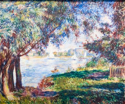 Bougival, c. 1888 (óleo sobre tela) de Pierre Auguste Renoir