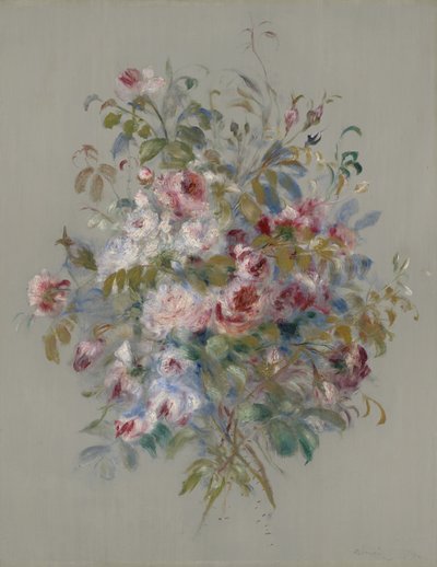 Buquê de rosas, 1879 de Pierre Auguste Renoir