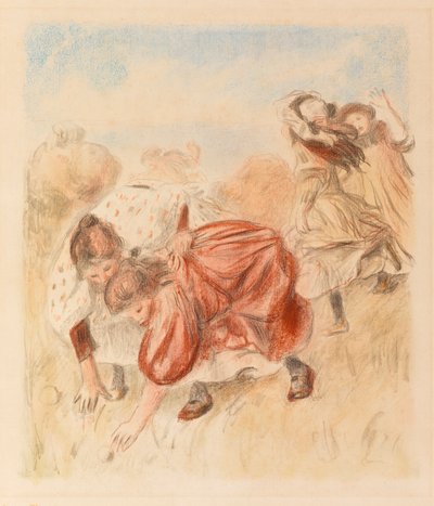 Crianças jogando bola de Pierre Auguste Renoir