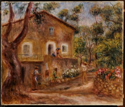 Casa de Collette em Cagne, 1912 de Pierre Auguste Renoir