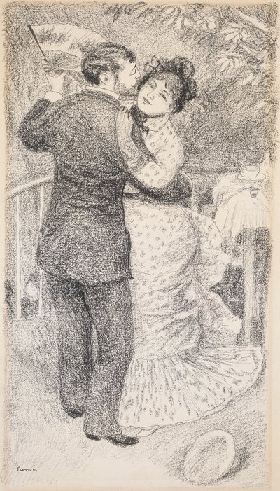 Dança do campo, 1883 de Pierre Auguste Renoir