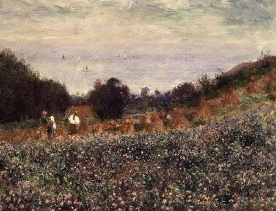 O Campo em Berneval de Pierre Auguste Renoir