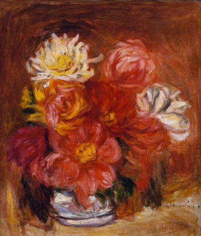 Dália, c.1890 de Pierre Auguste Renoir