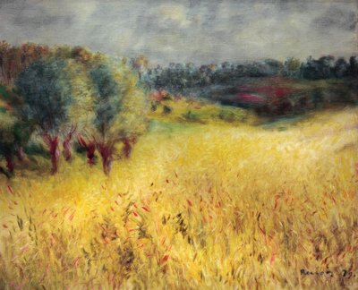 O milharal de Pierre Auguste Renoir