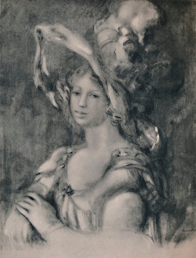 Retrato de meio comprimento de Dieterle, c.1899, 1946 de Pierre Auguste Renoir