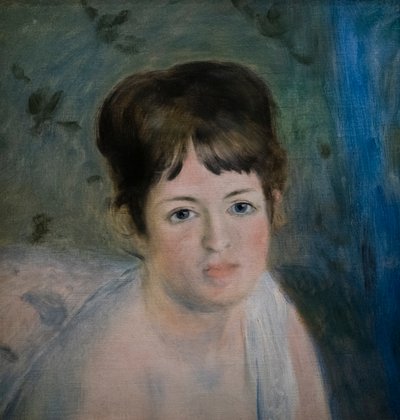 Chefe de uma mulher de Pierre Auguste Renoir