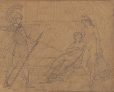 Hector e Paris de Pierre Auguste Renoir