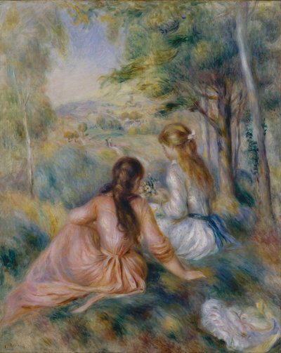 No Prado, 1888-92. de Pierre Auguste Renoir