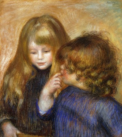 Jean e Coco; Jean e Coco, c.1902 de Pierre Auguste Renoir