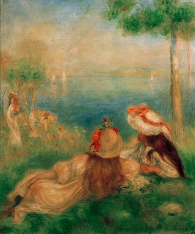 Moças à beira-mar de Pierre-Auguste Renoir