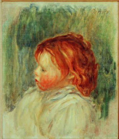 retrato da criança de Pierre Auguste Renoir