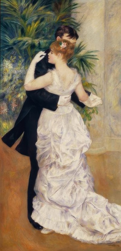 Dançar na cidade de Pierre Auguste Renoir