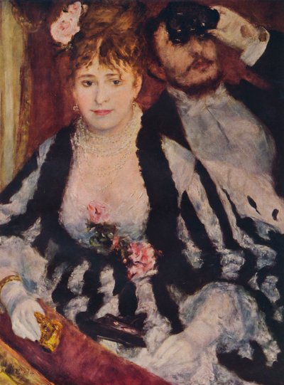 La Loge A Caixa do Teatro, 1874, 1938 de Pierre Auguste Renoir