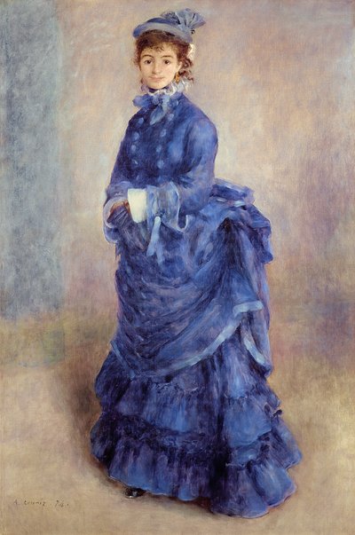 La Parisienne, A Dama Azul de Pierre Auguste Renoir
