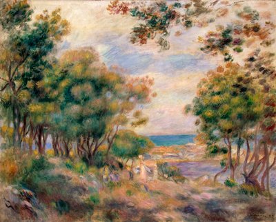 Paisagem em Beaulieu, 1899. de Pierre-Auguste Renoir