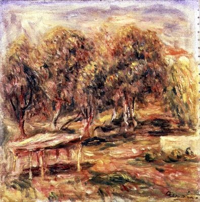 Paisagem do Midi (óleo sobre tela) de Pierre Auguste Renoir