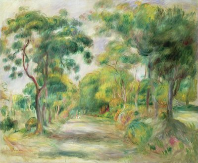 Paisagem do Midi (óleo sobre tela) de Pierre Auguste Renoir