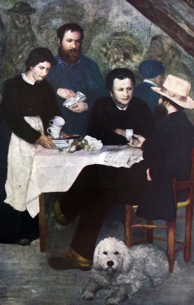 O Cabaré da Madre Antony Bourron-Marlotte de Pierre Auguste Renoir