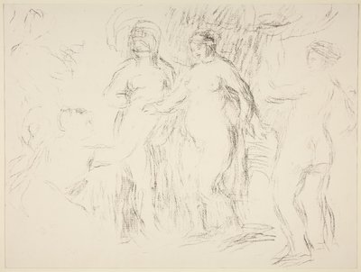 Os banhistas de Pierre-Auguste Renoir