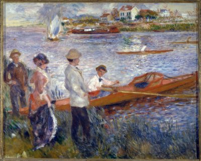 Os barqueiros em Chatou de Pierre Auguste Renoir