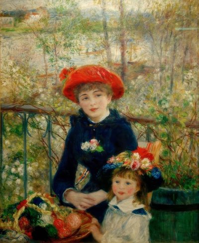 As duas irmãs (no terraço) de Pierre Auguste Renoir