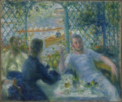 Almoço no Restaurante Fournaise (Almoço dos Remadores) de Pierre Auguste Renoir
