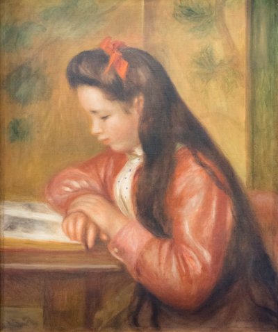 Mademoiselle Genevieve Caillebotte, a futura Madame Chardeau, c. 1895 (óleo sobre tela) de Pierre Auguste Renoir