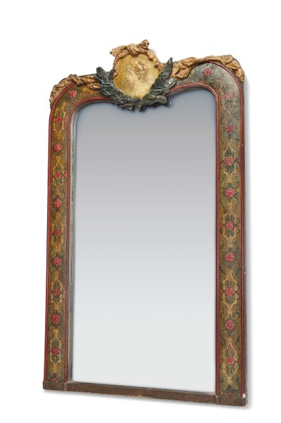 Moldura de espelho com um medalhão "Maiden" s Head "para o salão Madame Charpentier, c.1878-79 de Pierre Auguste Renoir