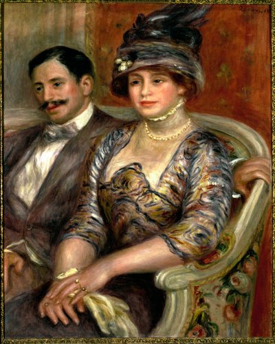 Monsieur e Madame Bernheim de Villers - Retrato de Gaston Bernheim de Villers de Pierre Auguste Renoir