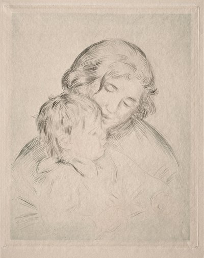 Mãe e filho de Pierre-Auguste Renoir