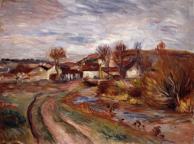 Campo da Normandia; Paisagem na Normandia, 1895 de Pierre Auguste Renoir