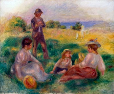 Festa no país em Berneval, 1898. de Pierre Auguste Renoir