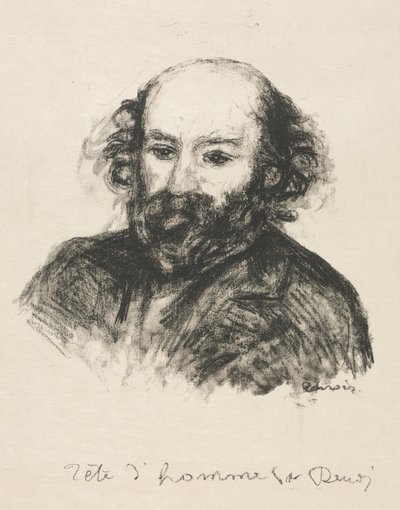 Paul Cézanne, c. 1902. de Pierre-Auguste Renoir