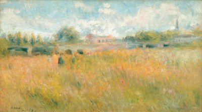 Paisagem nas margens do Sena em Rueil de Pierre Auguste Renoir