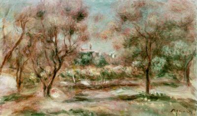 Paisagem de Grasse de Pierre Auguste Renoir
