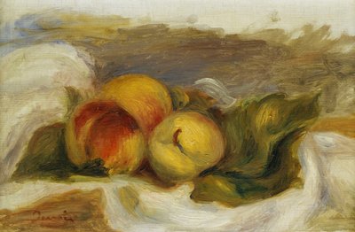 Pêssegos; Les Peches, c.1898 de Pierre Auguste Renoir