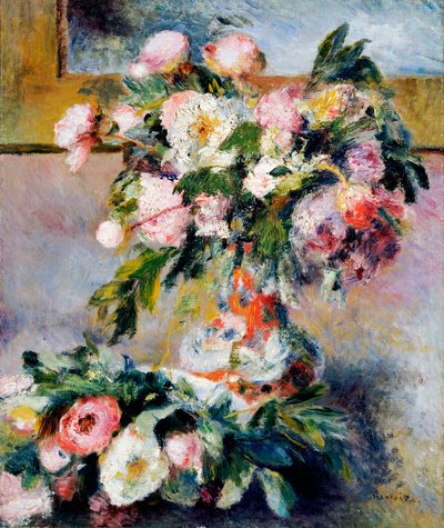 Peônias, 1878 de Pierre Auguste Renoir
