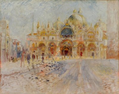 Praça de São Marcos, Veneza de Pierre Auguste Renoir