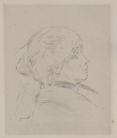 Retrato de Berthe Morisot de Pierre-Auguste Renoir