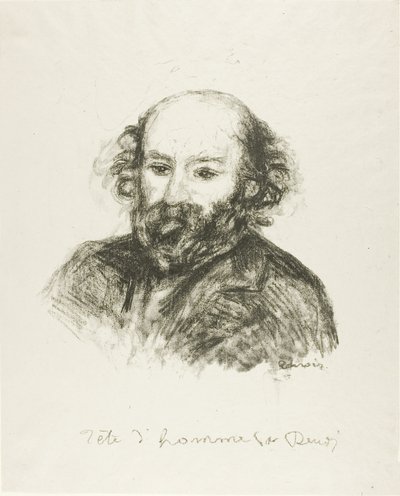 Retrato de Cézanne de Pierre Auguste Renoir