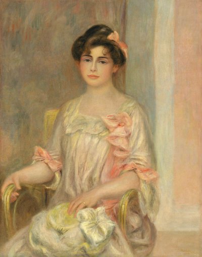 Retrato de Madame Josse Bernheim-Dauberville (nascida Mathilde Adler) de Pierre Auguste Renoir