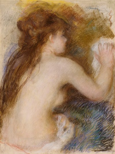 Vista traseira, de, um, mulher nua, c.1879 de Pierre-Auguste Renoir