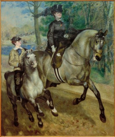 Amazona no Bois de Boulogne de Pierre Auguste Renoir