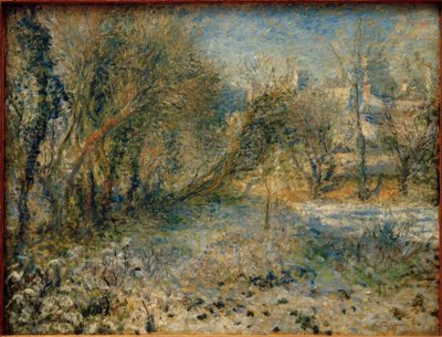 snowscape de Pierre Auguste Renoir