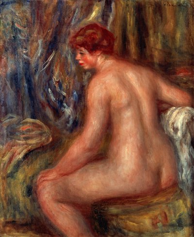 Banhista sentado de Pierre Auguste Renoir